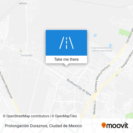 Mapa de Prolongación Duraznos