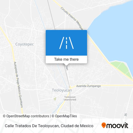 Calle Tratados De Teoloyucan map