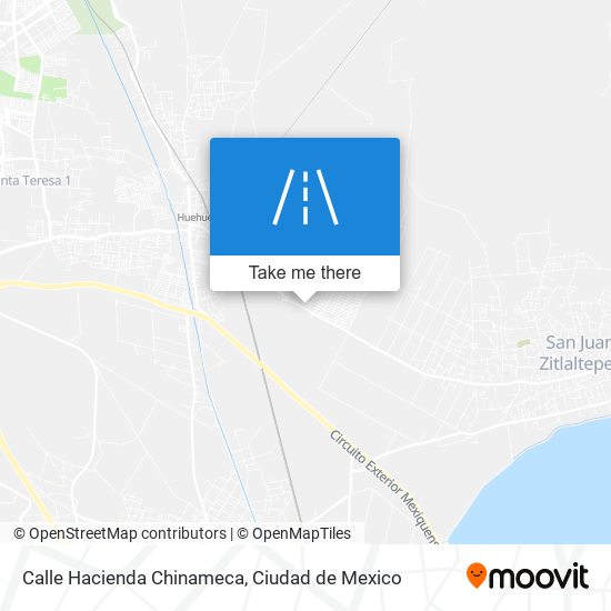 Calle Hacienda Chinameca map