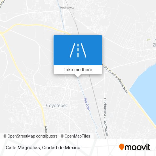Calle Magnolias map