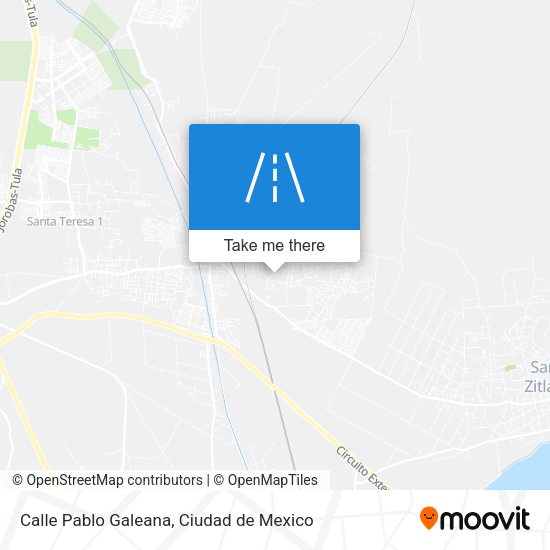Mapa de Calle Pablo Galeana