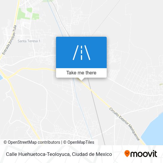 Mapa de Calle Huehuetoca-Teoloyuca