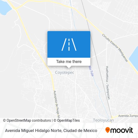 Mapa de Avenida Miguel Hidalgo Norte