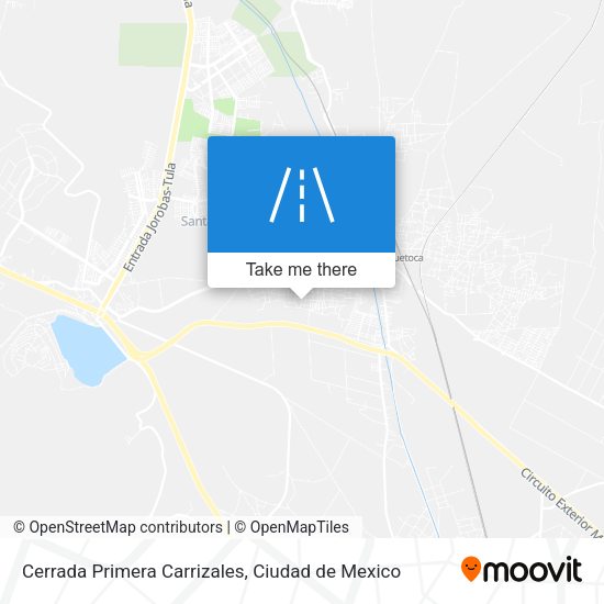 Cerrada Primera Carrizales map