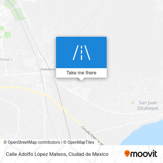 Mapa de Calle Adolfo López Mateos