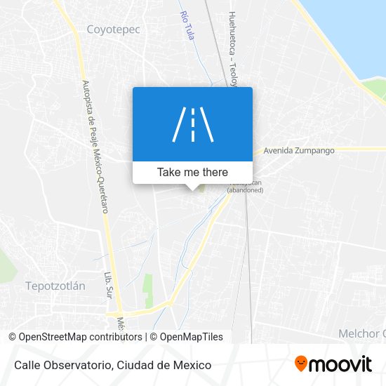 Calle Observatorio map