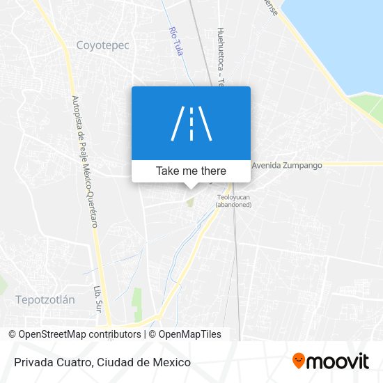 Privada Cuatro map