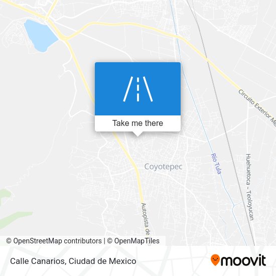 Mapa de Calle Canarios