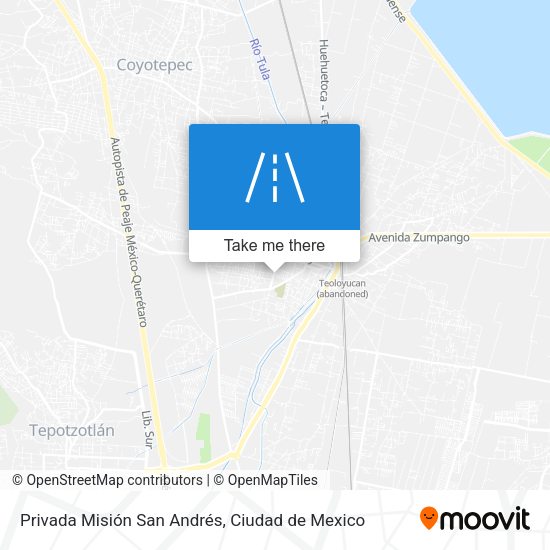 Privada Misión San Andrés map