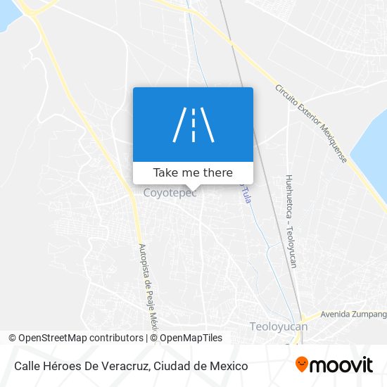 Calle Héroes De Veracruz map