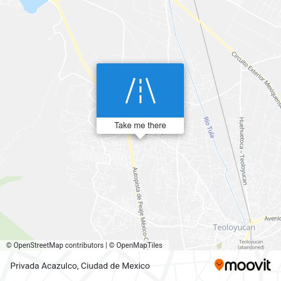 Privada Acazulco map