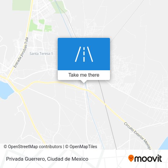 Privada Guerrero map