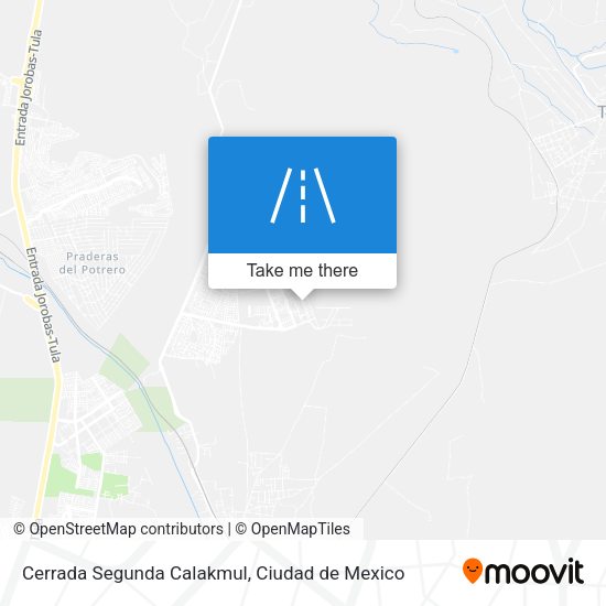 Cerrada Segunda Calakmul map