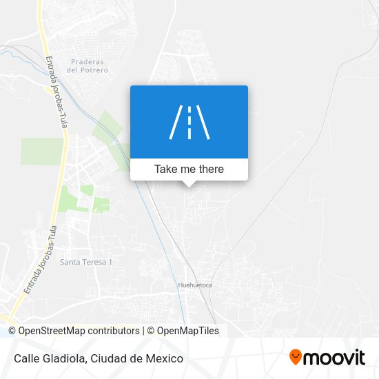 Calle Gladiola map