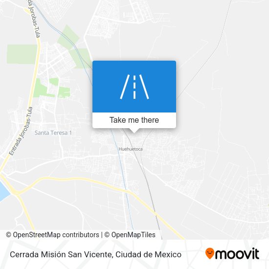 Cerrada Misión San Vicente map
