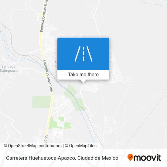 Carretera Huehuetoca-Apaxco map