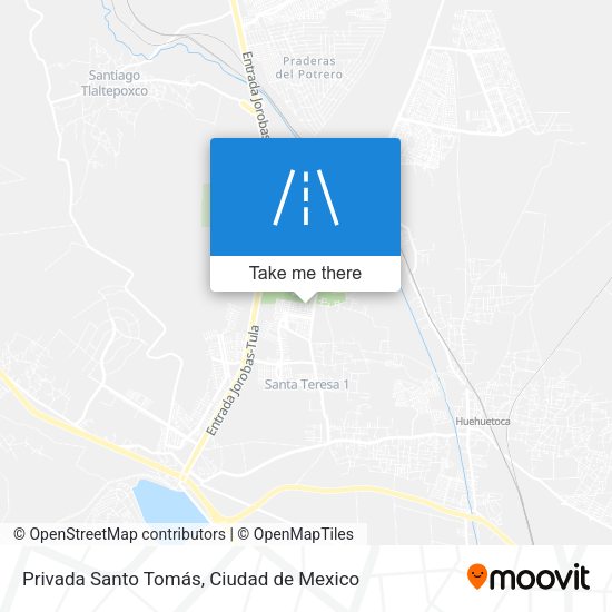 Mapa de Privada Santo Tomás