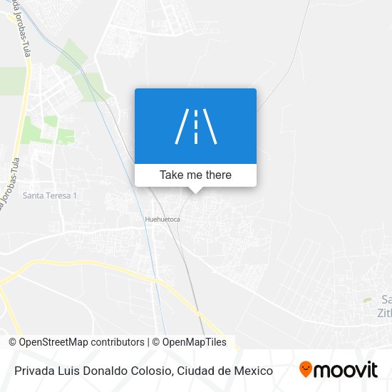 Mapa de Privada Luis Donaldo Colosio