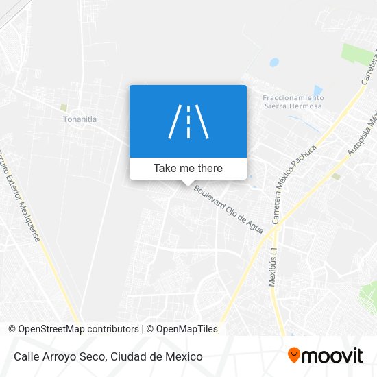Mapa de Calle Arroyo Seco