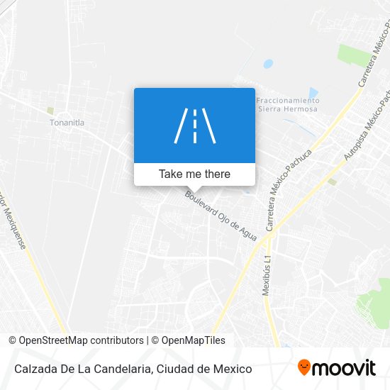 Mapa de Calzada De La Candelaria