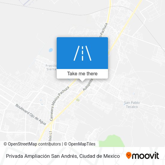 Mapa de Privada Ampliación San Andrés