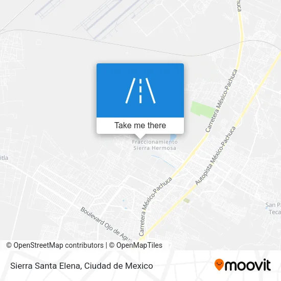 Sierra Santa Elena map