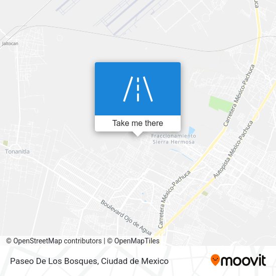 Mapa de Paseo De Los Bosques