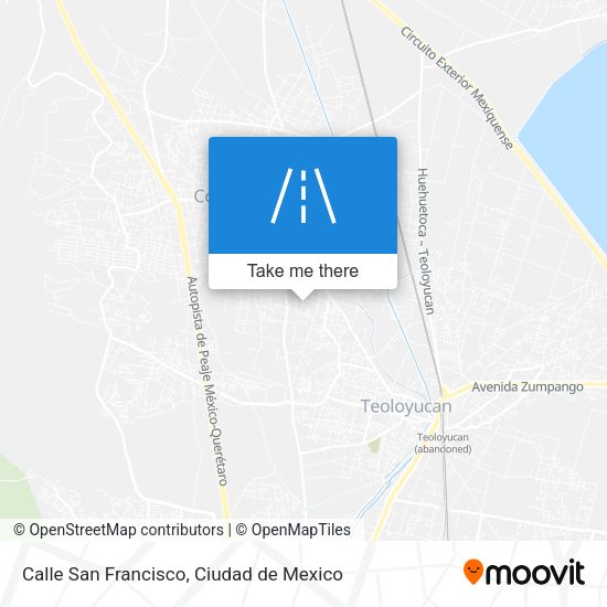 Calle San Francisco map
