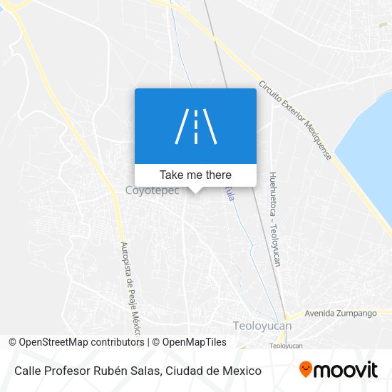 Mapa de Calle Profesor Rubén Salas