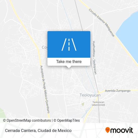 Mapa de Cerrada Cantera