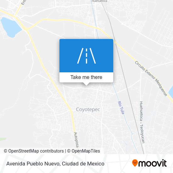 Avenida Pueblo Nuevo map