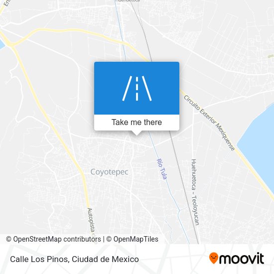 Mapa de Calle Los Pinos