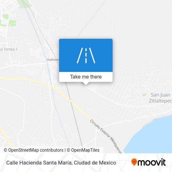 Calle Hacienda Santa María map