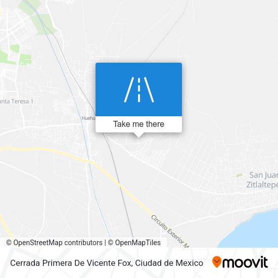 Cerrada Primera De Vicente Fox map