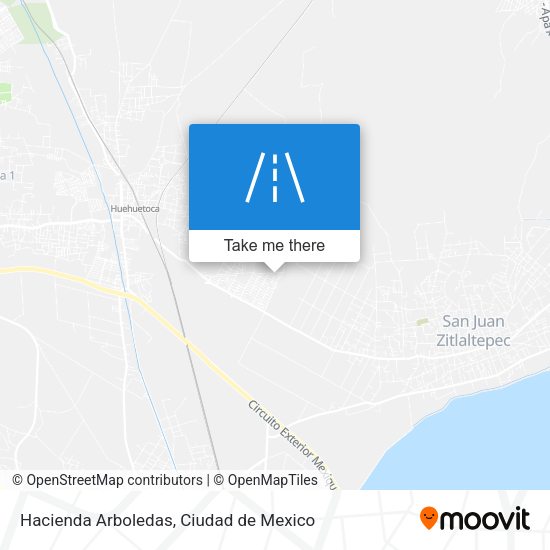 Hacienda Arboledas map