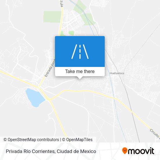 Privada Río Corrientes map