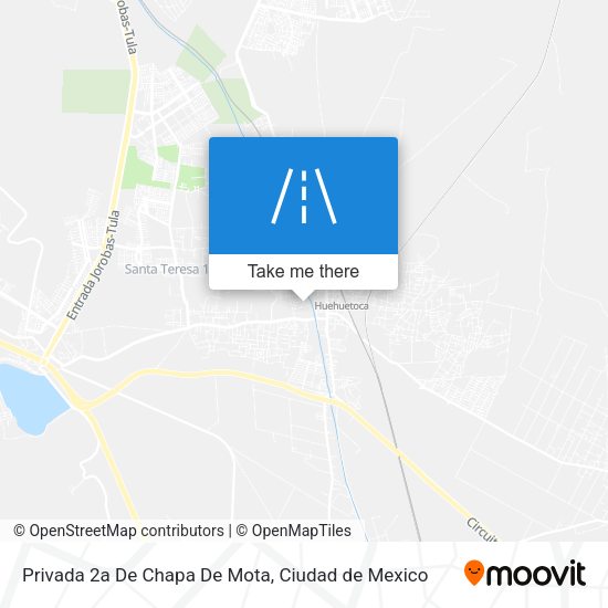 Mapa de Privada 2a De Chapa De Mota