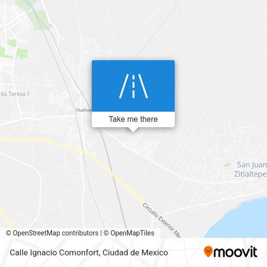 Calle Ignacio Comonfort map