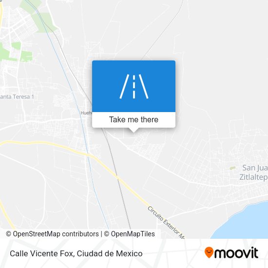 Calle Vicente Fox map