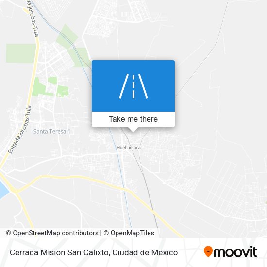 Mapa de Cerrada Misión San Calixto