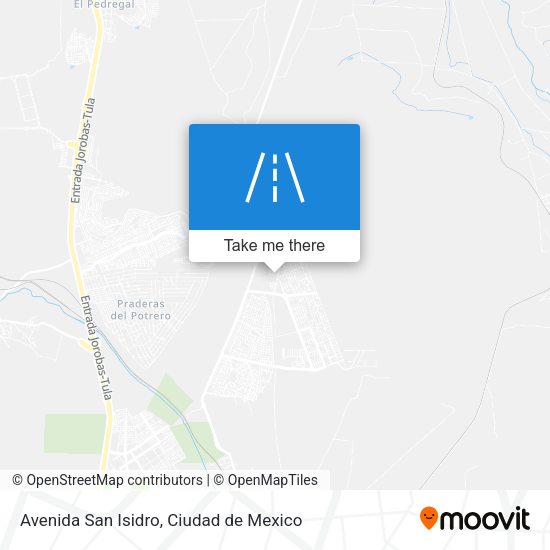 Avenida San Isidro map