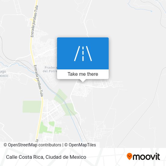 Calle Costa Rica map