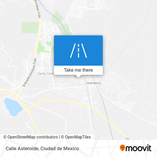 Calle Asteroide map
