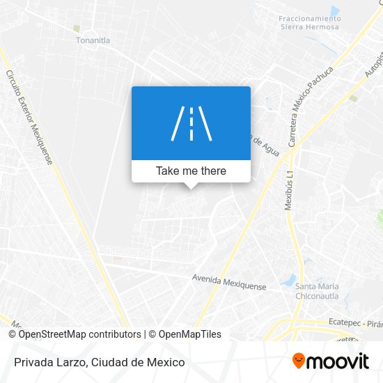 Mapa de Privada Larzo