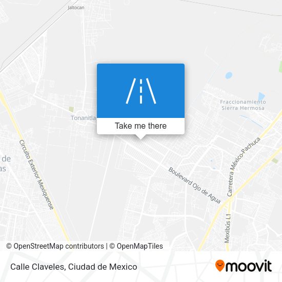 Mapa de Calle Claveles