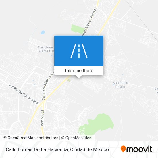 Mapa de Calle Lomas De La Hacienda