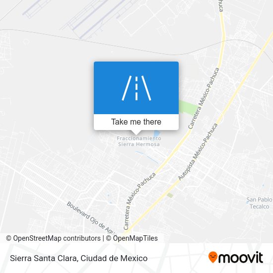 Mapa de Sierra Santa Clara