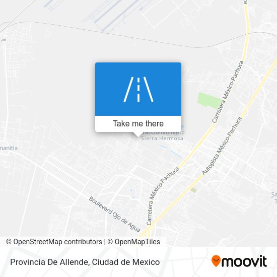 Provincia De Allende map