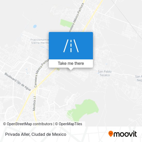 Privada Aller map