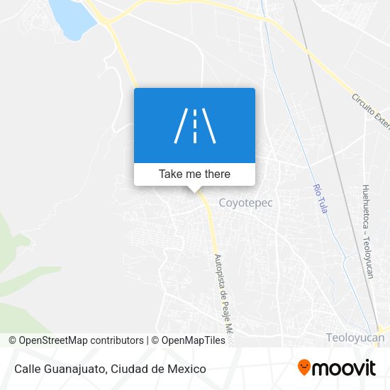Calle Guanajuato map